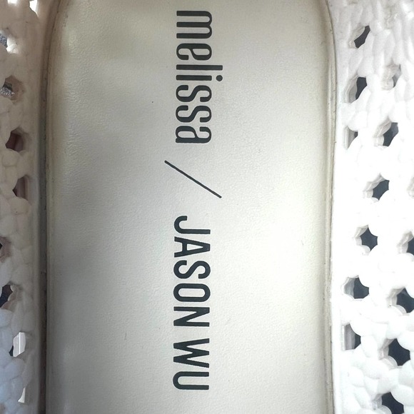 Melissa Camilla + Jason Wu woven open toe flats size 7 - Picture 9 of 11